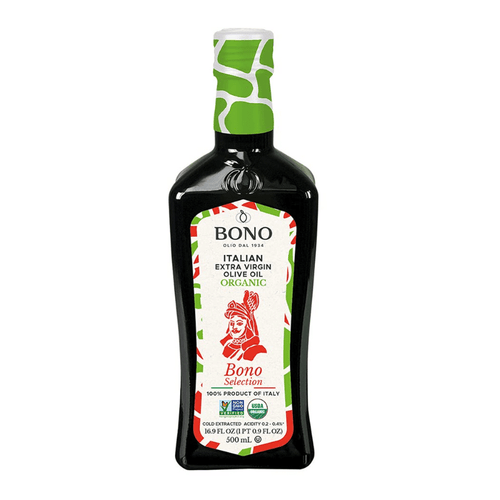 Bono Italian Selezione Organic Extra Virgin Olive Oil, 16.9 oz [Pack of 6]