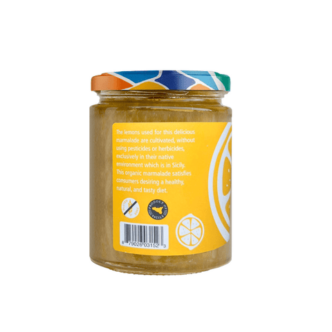 Bono Organic Sicilian Lemon Marmalade, 12.4 oz [Pack of 6]