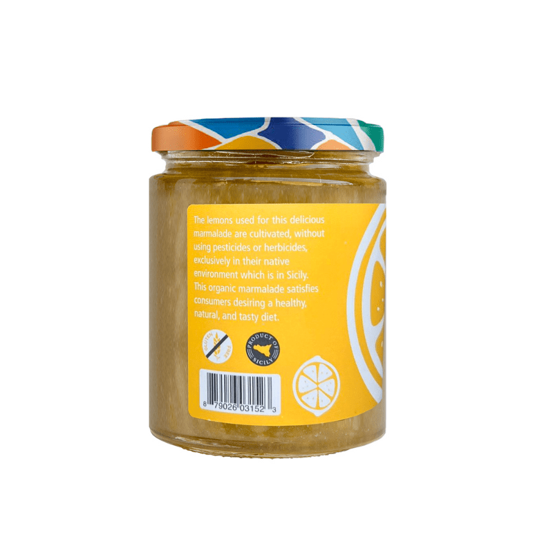 Bono Organic Sicilian Lemon Marmalade, 12.4 oz [Pack of 6]