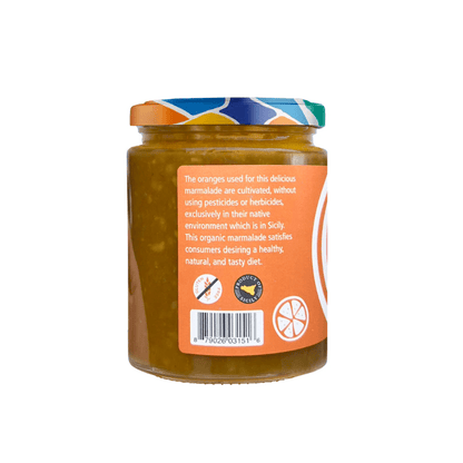 Bono Organic Sicilian Orange Marmalade, 12.4 oz [Pack of 6]