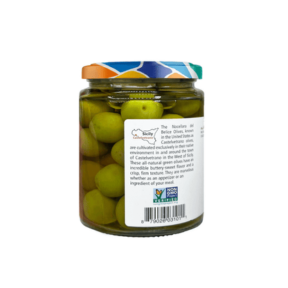 Bono Sicilian Castelvetrano Whole Olives, 6.4 oz [ Pack of 6]