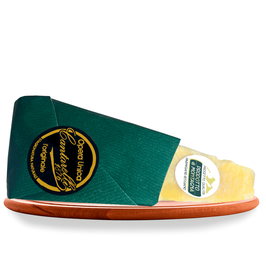 Cantarelli 24 Months Aged Mountain Parmigiano Reggiano, 8.8 oz [Pack of 16]