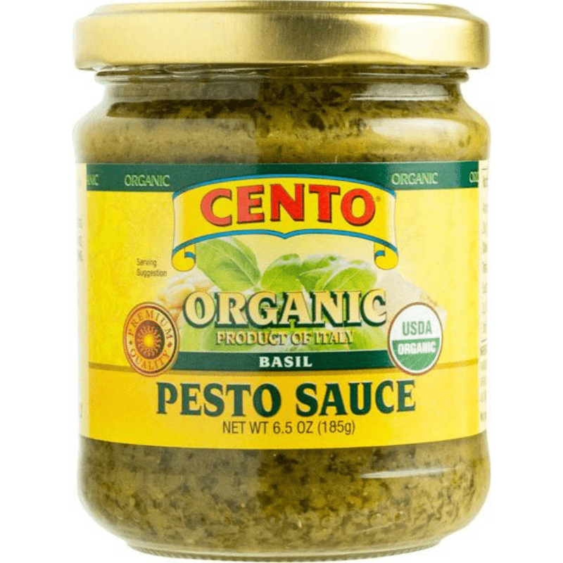 Cento Organic Basil Pesto Sauce, 6.5 oz [Pack of 6]