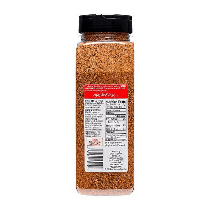 Chef Paul Prudhomme's Blackened Redfish Magic Seasoning, 20 oz Pantry Magic Seasoning Blends 