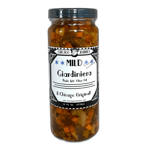 Chicago Johnny's Mild Giardiniera In Olive Oil, 16 oz Fruits & Veggies Chicago Johnny's 