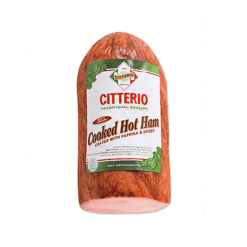 Citterio Cooked Hot Ham, 6 Lbs Meats Citterio 