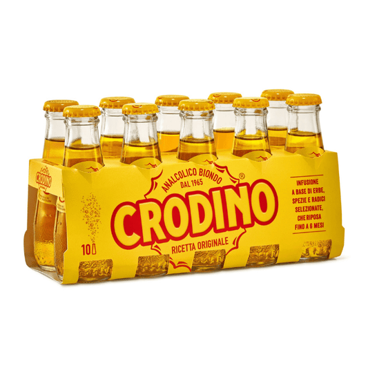 Crodino Analcolico Non-Alcoholic Bitter Aperitif, 10 x 100mL [Pack of 6]