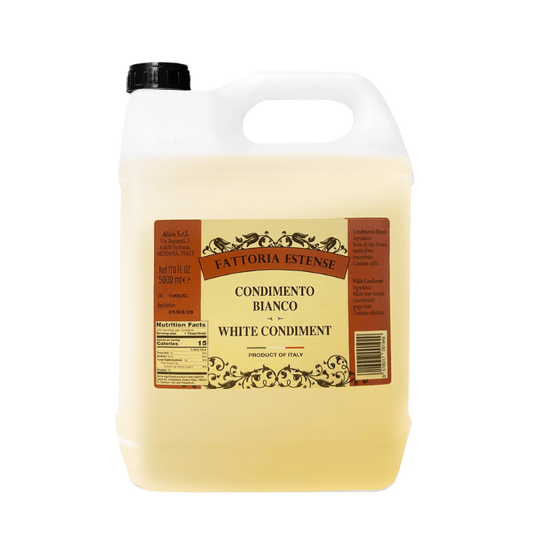 Fattoria Estense White Condiment, 5 Liters [Pack of 2]