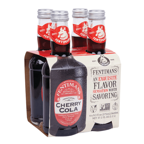 Fentimans Cherry Cola, 9.3 oz, 4 Pack [Pack of 6]