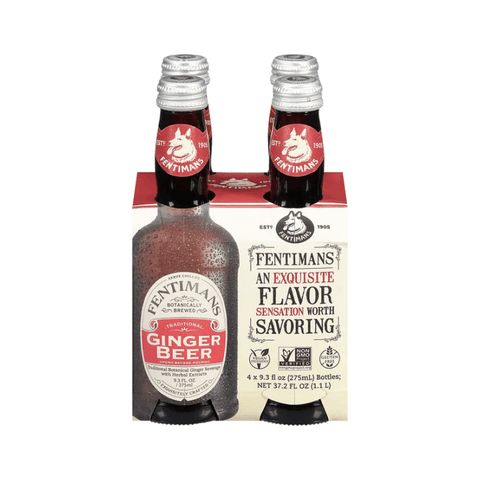 Fentimans Ginger Beer, 9.3 oz, 4 Pack [Pack of 6]