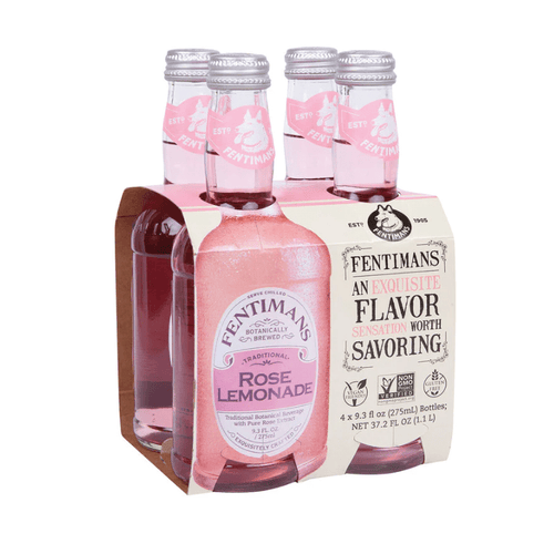 Fentimans Rose Lemonade, 9.3 oz, 4 Pack [Pack of 6]