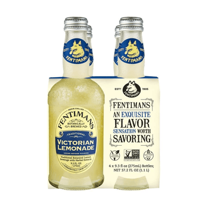 Fentimans Victorian Lemonade,9.3 oz, 4 Pack [Pack of 6]