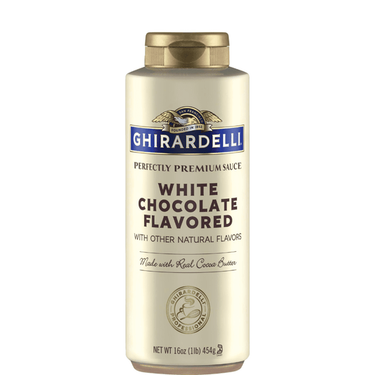Ghirardelli Premium White Chocolate Flavored Sauce, 16 oz [Pack of 12]