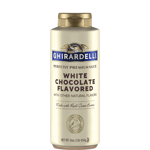 Ghirardelli Premium White Chocolate Flavored Sauce, 16 oz [Pack of 12]