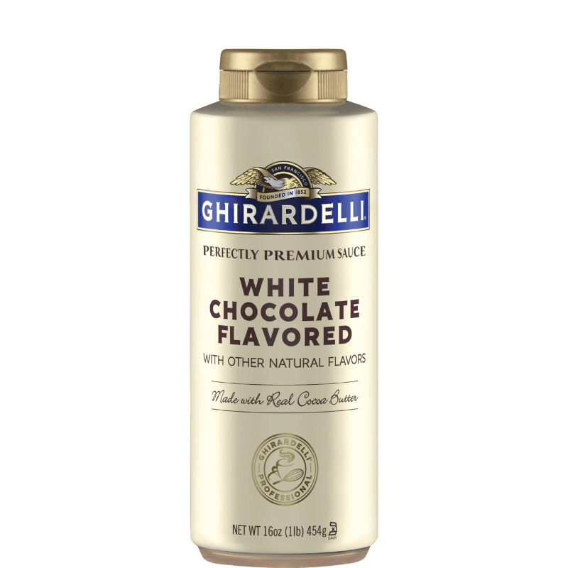 Ghirardelli Premium White Chocolate Flavored Sauce, 16 oz [Pack of 12]