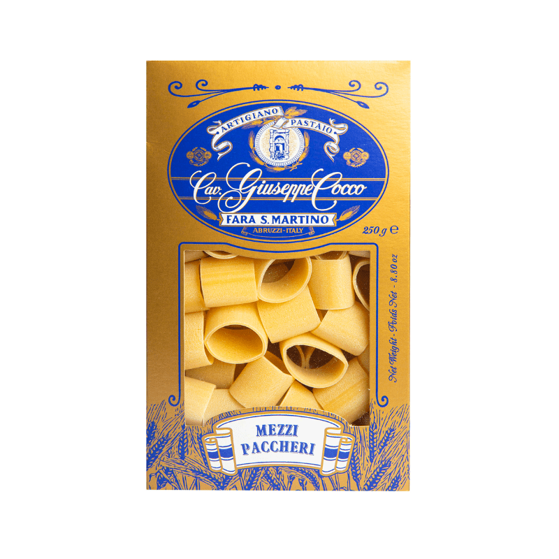 Giuseppe Cocco Pasta Paccheri Pasta, 8.8 oz [Pack of 20]