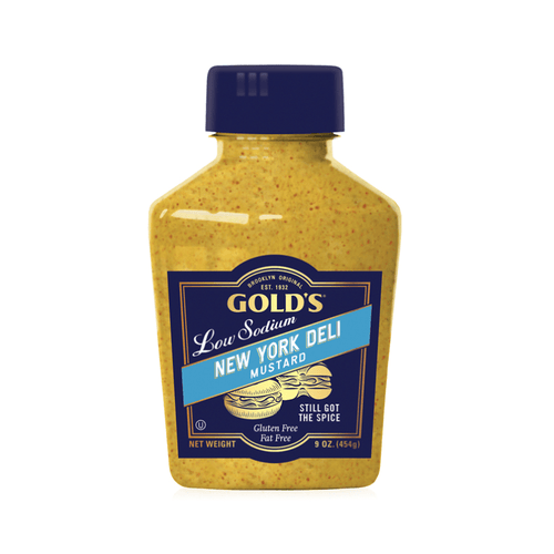 Gold’s NY Deli Low Sodium Mustard, 9 oz Sauces & Condiments Gold's 