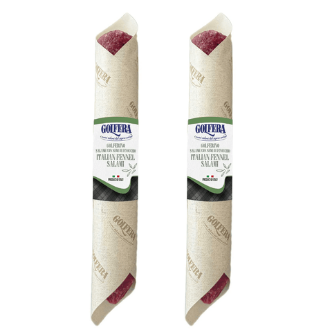 Golfera Golferino Italian Fennel Salamino, 6.6 oz [Pack of 2] Meats Golfera 
