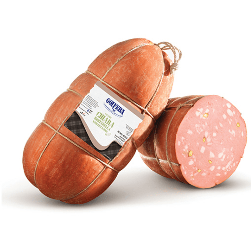 Golfera Mortadella Chiara with Pistachio, 11 Lbs Meats Golfera 