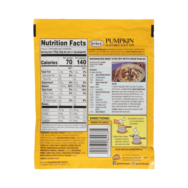 Grace Pumpkin Flavored Soup Mix, 1.59 oz Pantry Grace 