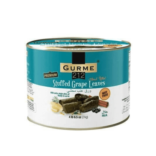 Gurme 212 Original Stuffed Grape Leaves in Tin, 4.4 Lbs Pantry Gurme 