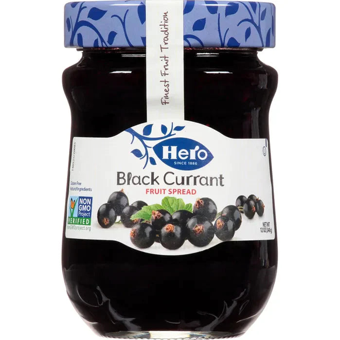 Hero Black Currant Fruit Spread, 12 oz Pantry Hero 