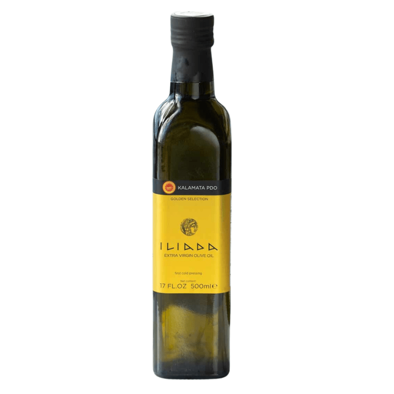 Iliada Kalamata PDO Extra Virgin PDO, 17 oz 500ml [Pack of 12]