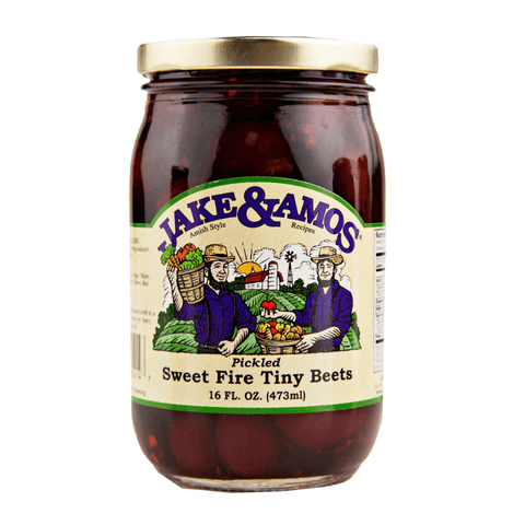 Jakes & Amos Sweet Fire Tiny Beets, 17 oz [Pack of 12]
