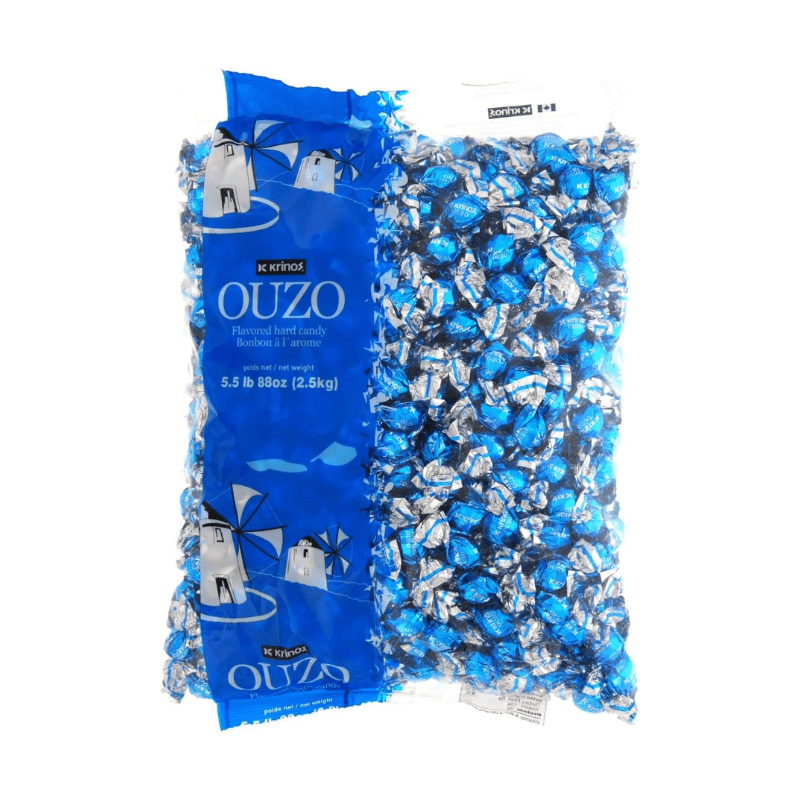 Krinos Ouzo Flavored Hard Candy, 5.5 Lbs Sweets & Snacks Krinos 