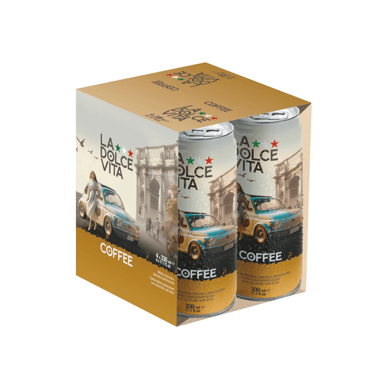 La Dolce Vita Coffee Soda, Pack of 4 [6 pack per case]