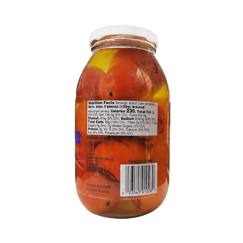LaFe Chontaduro Whole Peach Plum, 28 oz Fruits & Veggies La Fe 