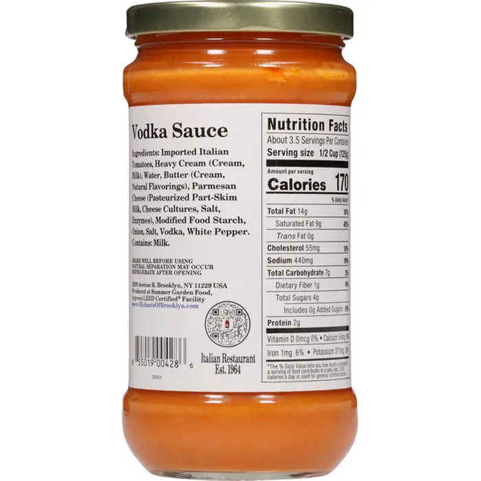 Michael's of Brooklyn Vodka Sauce, 15 oz [Pack of 6]