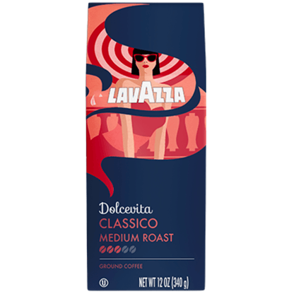 Lavazza Drip Coffee Classico Medium Roast, 12 oz [Pack of 6]