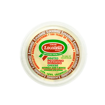 Locatelli Grated Pecorino Romano Cheese, 16 oz (454g) [Pack of 12]