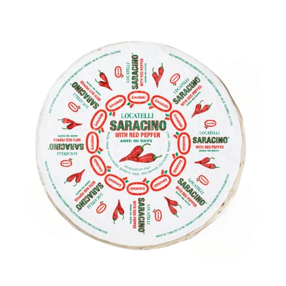 Locatelli Saracino With Red Pepper Cheese Wheel, 5 Lbs Cheese Locatelli 