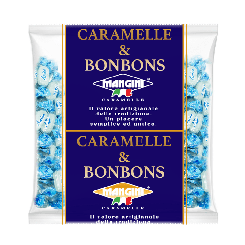 Mangini Anise Hard Candy, 2.2 Lbs [Pack of 6]