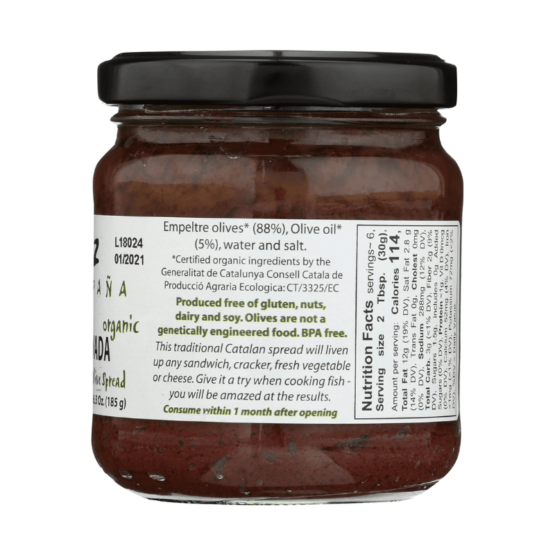 Matiz Olivada Olive Spread, 6.5 oz Olives & Capers Matiz 