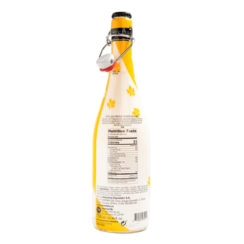 Montevides Non-Alcoholic Sparkling White Sangria, 25.3 oz Beverages Montevides 