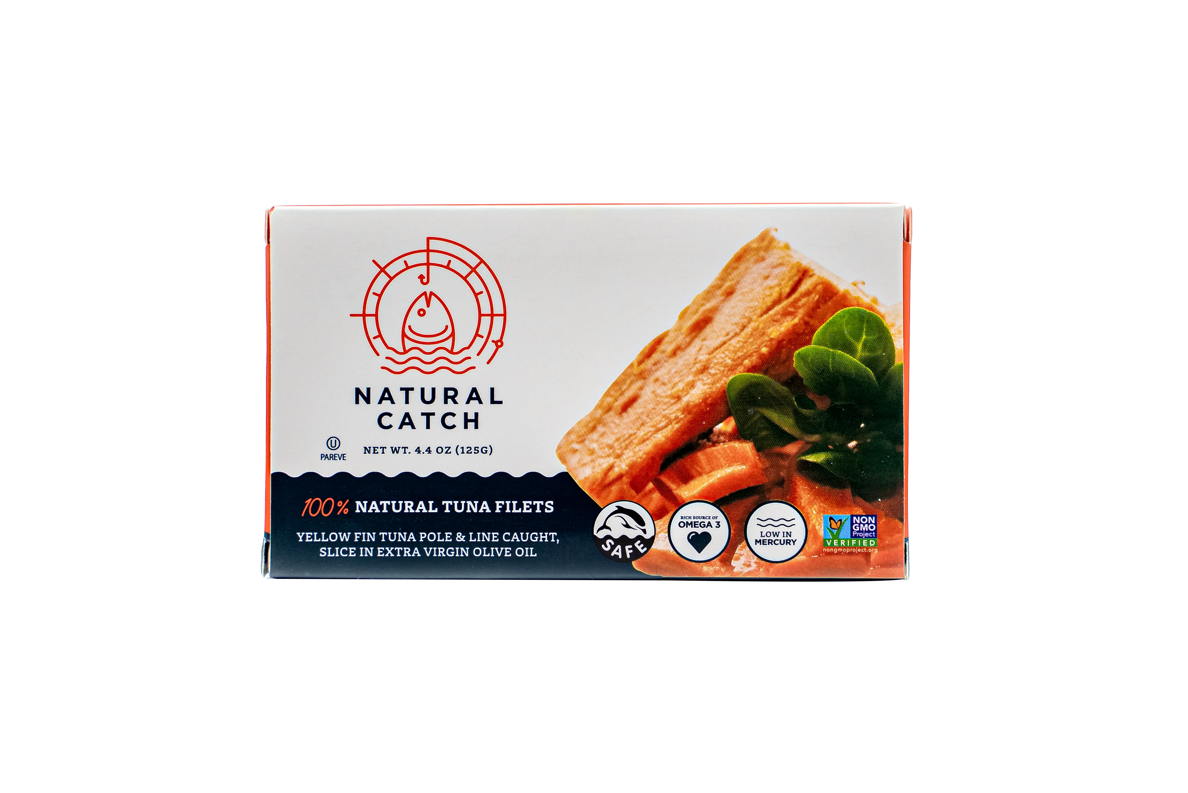 Natural Catch Yellowfin Tuna in Extra Virgin Olive Oil, 4.4 oz [Pack of 12]