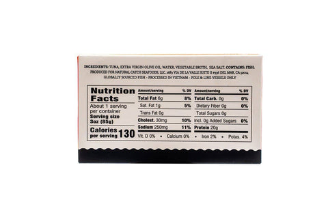 Natural Catch Yellowfin Tuna in Extra Virgin Olive Oil, 4.4 oz [Pack of 12]