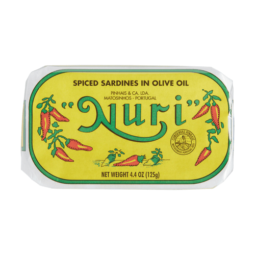 NURI Spiced Sardines in Olive Oil, 4.4 oz Seafood NURI 