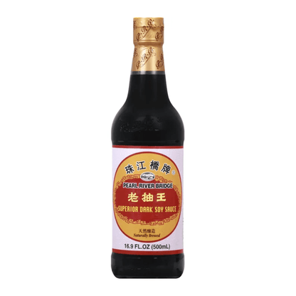 Pearl River Superior Dark Soy Sauce, 16.9 oz Sauces & Condiments Pearl River Bridge 