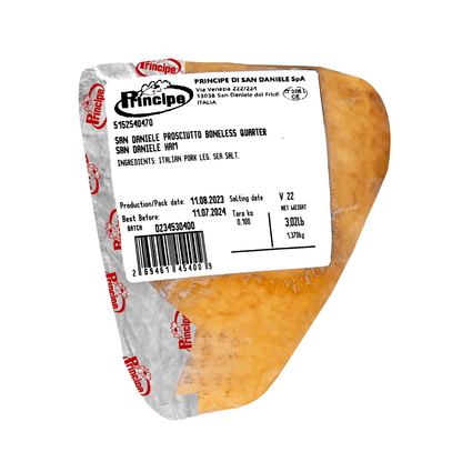 Principe San Daniele Blue Secolo Quarters, 3.5 Lbs Meats Principe 