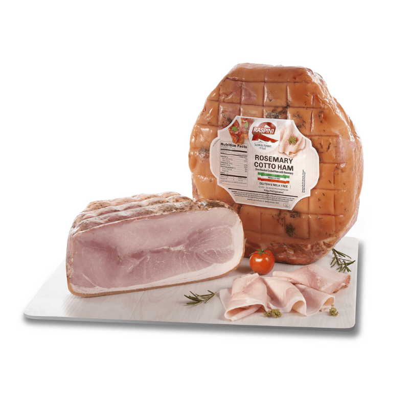 Raspini Rosemary Cotto Ham, 9 Lbs Meats Raspini 