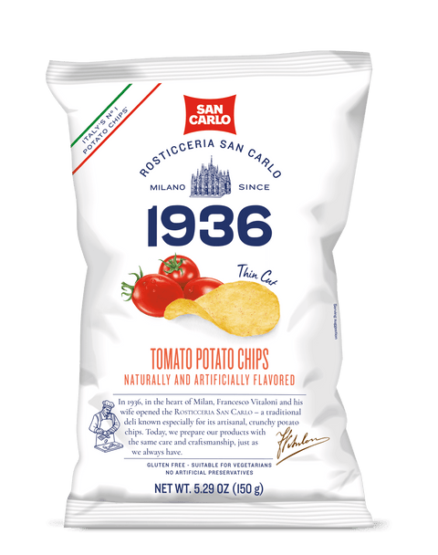 San Carlo Tomato Potato Chips, 5.29 oz [Pack of 16]