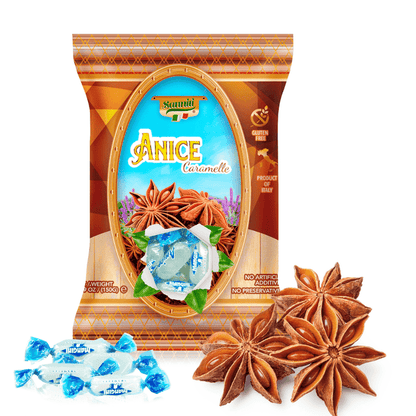 Sanniti Anice Caramelle, 5.29 oz [Pack of 14]