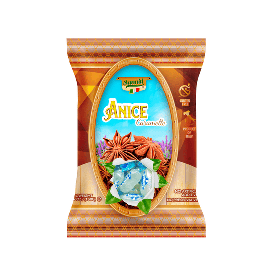 Sanniti Anice Caramelle, 5.29 oz [Pack of 14]