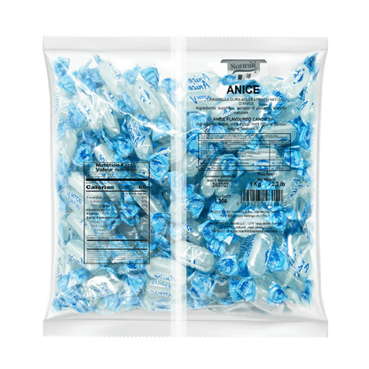 Sanniti Anice Caramelle Bulk Bag, 2.2 lbs [Pack of 6]