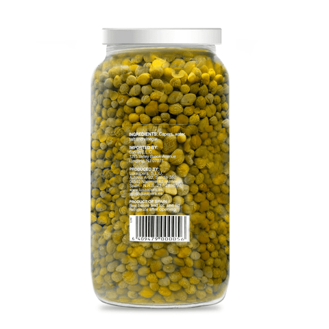 Sanniti Capers Non-Pareille in Vinegar and Salt Brine, 33.5 oz [Pack of 6]