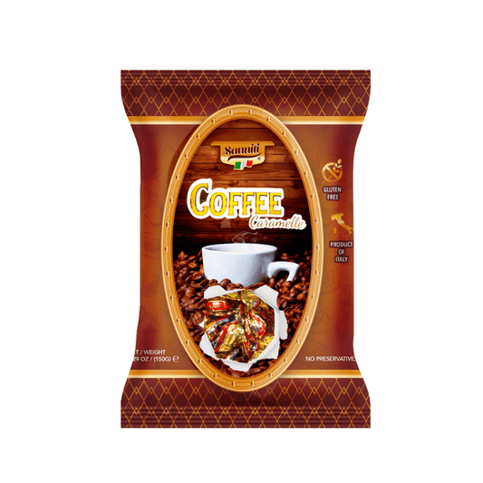 Sanniti Coffee Caramelle, 5.29 oz [Pack of 14]